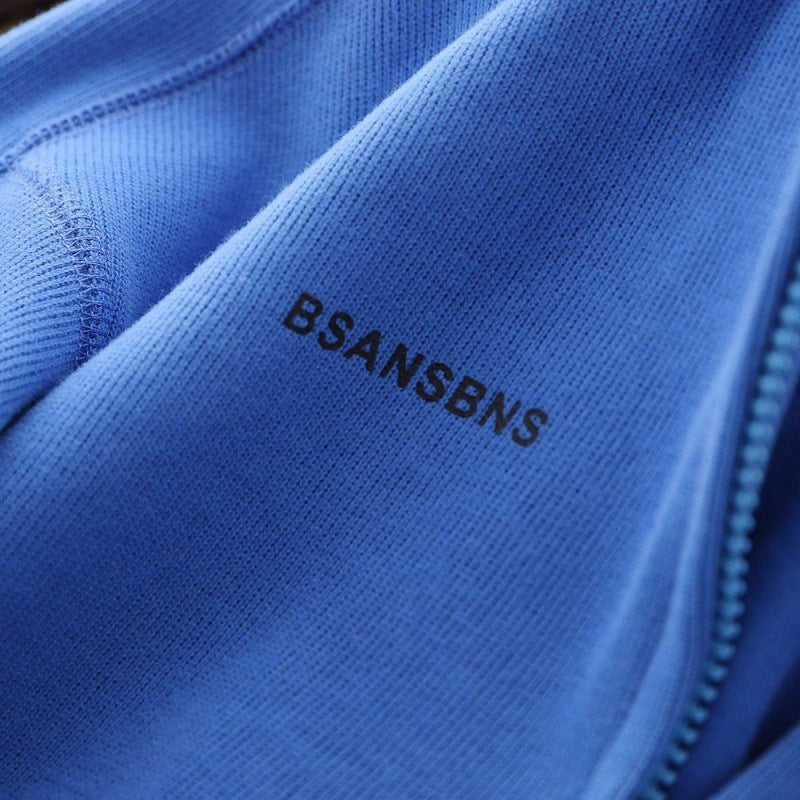 Hooded zip-up jacket