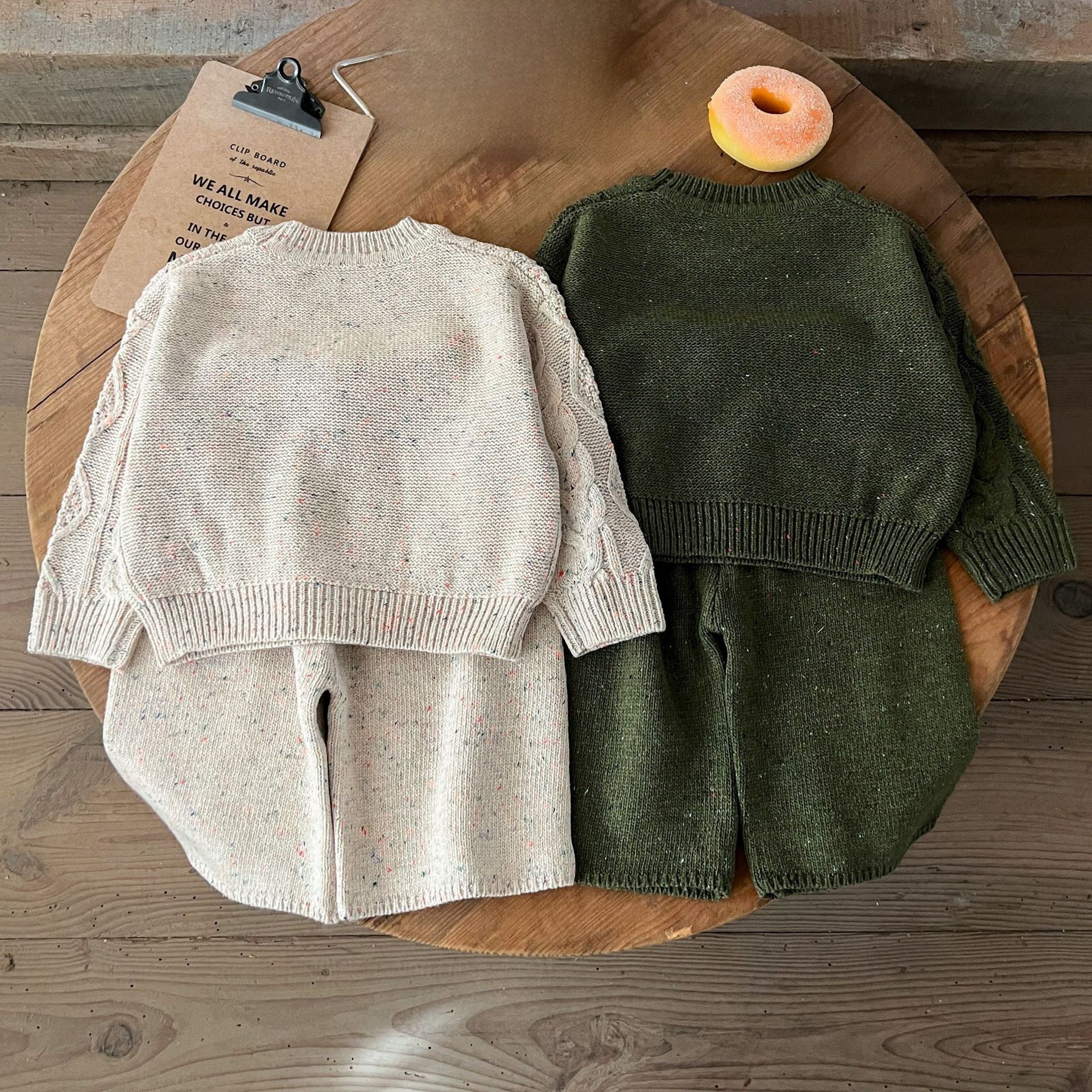 Knitted sweater and pants