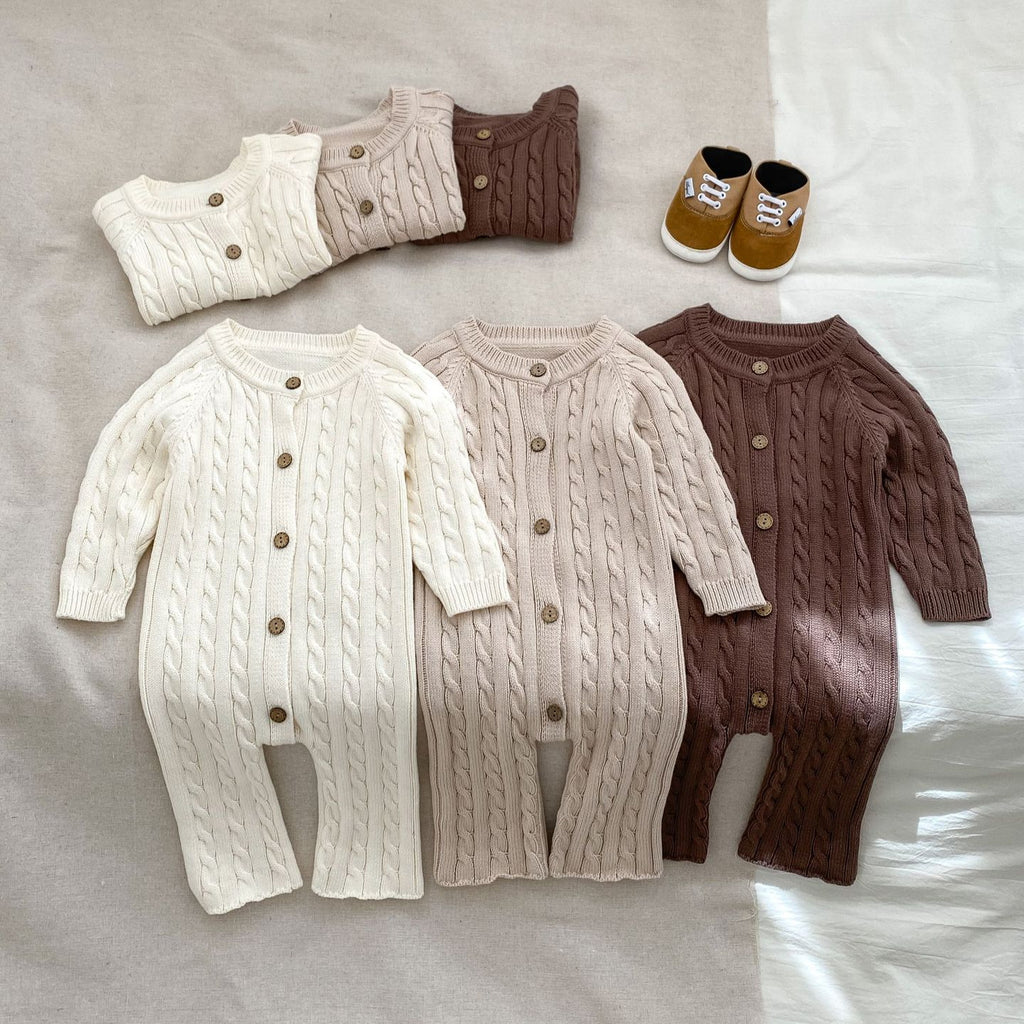 Long Sleeved Onesie With Buttons