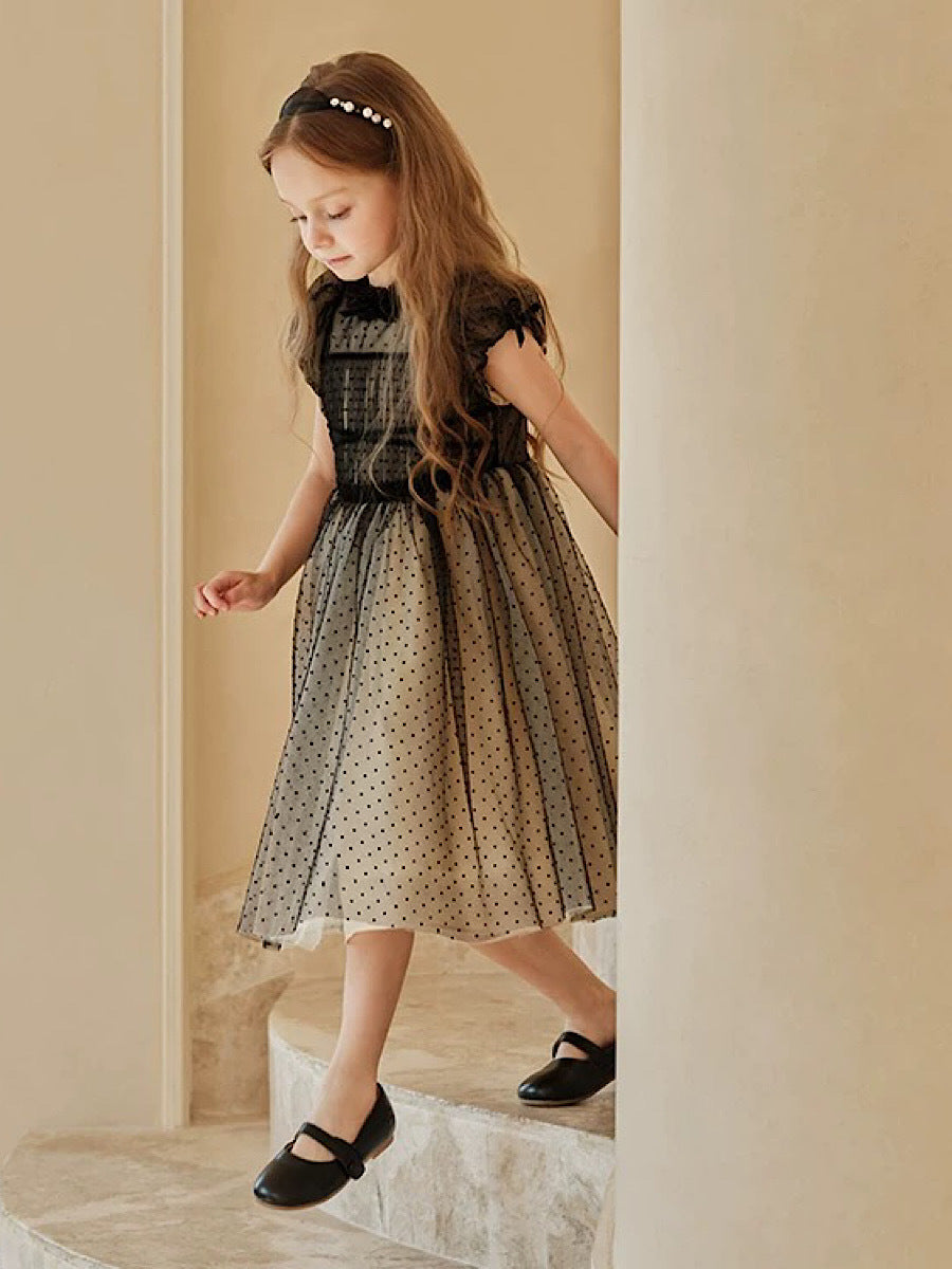 Children's Dress Black Dress Summer