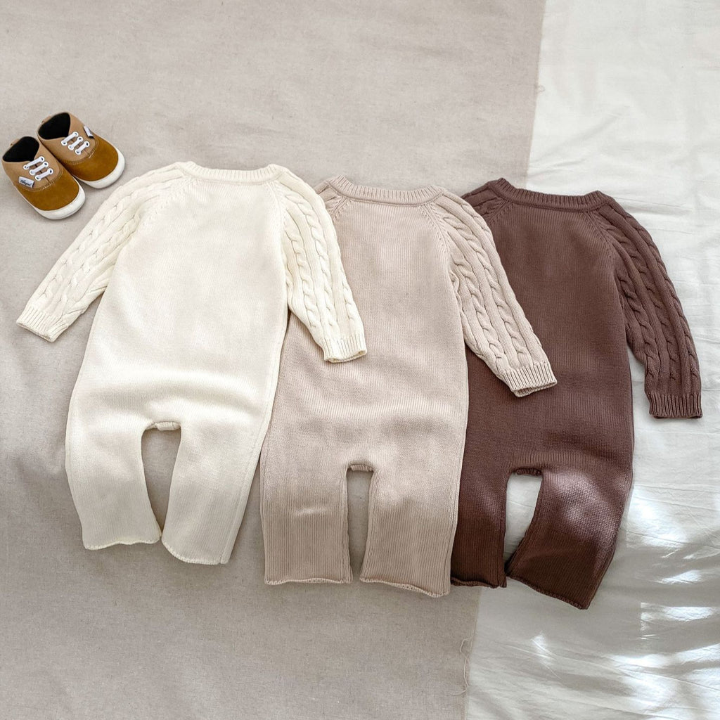Long Sleeved Onesie With Buttons