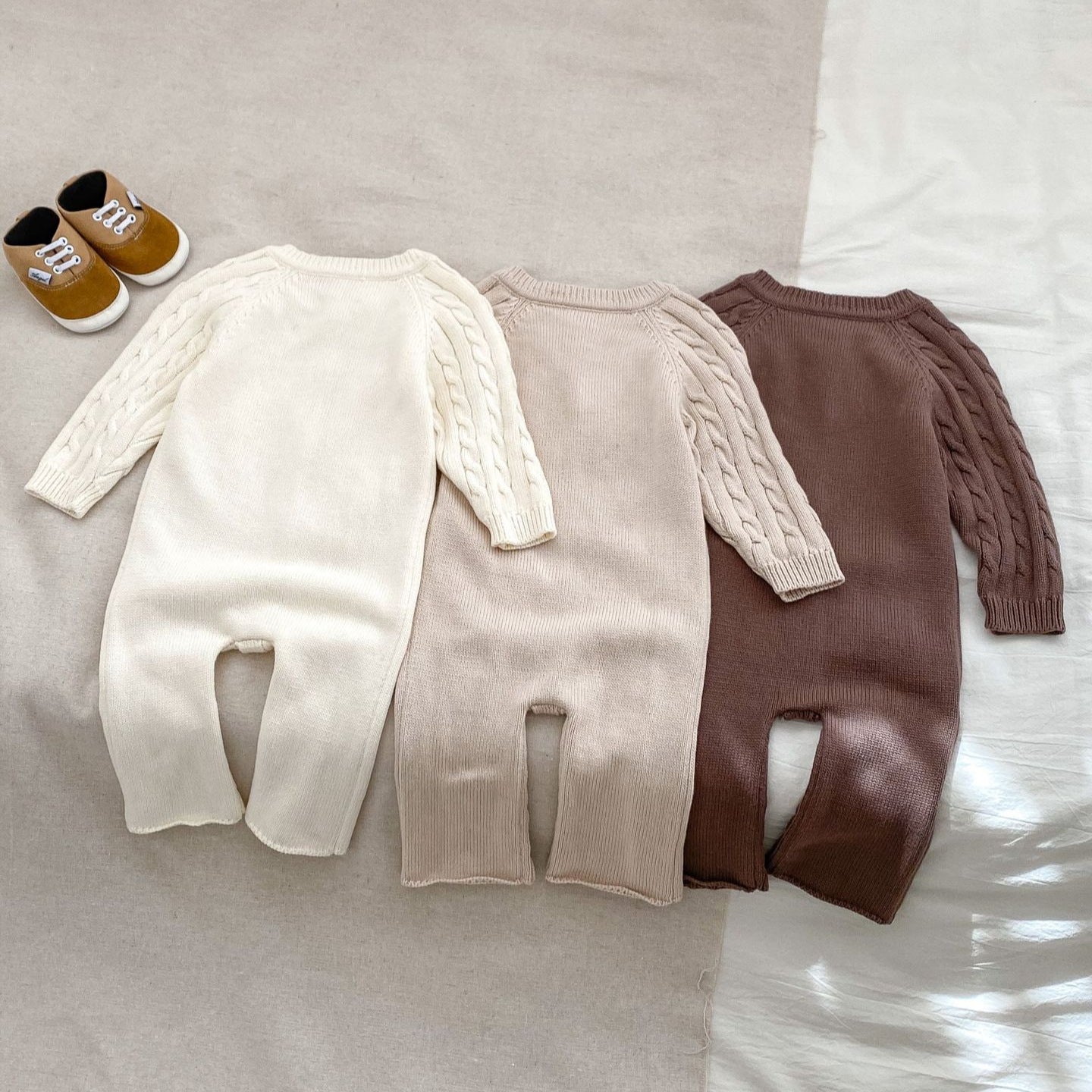 Long Sleeved Onesie With Buttons