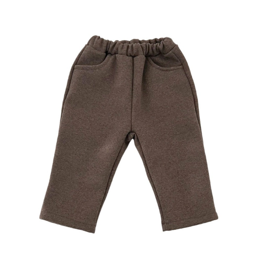 Fleece-lined warm pants