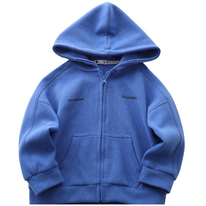 Hooded zip-up jacket